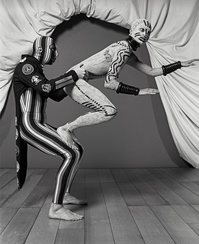 Costumes by Jean Paul Gaultier for Fa&#231;ade, un divertissement
