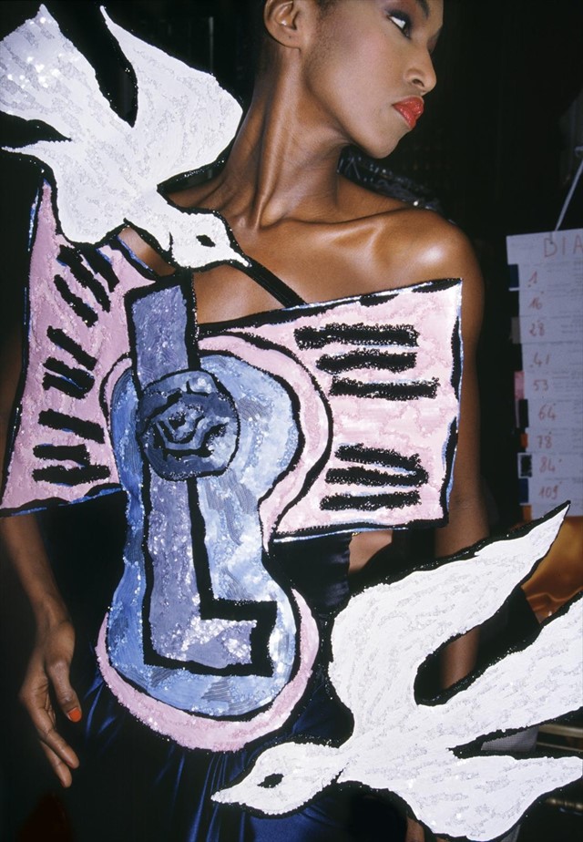 Katoucha Niane, Yves Saint Laurent haute couture, 1990