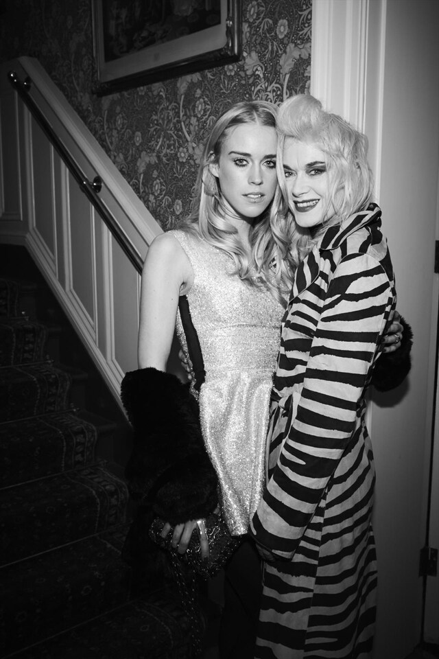 Mary Charteris and Pam Hogg