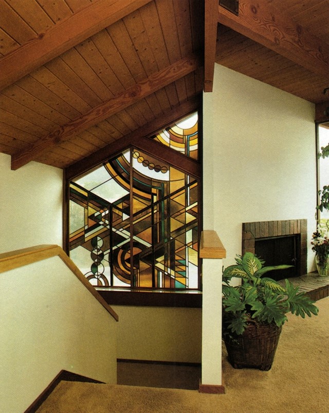 Stained glass by Jos Maes in Windows &amp; Skylights, 1991