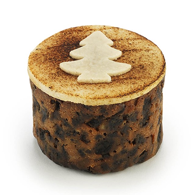 Organic Marzipan-Topped Mini Christmas Cake by Daylesford