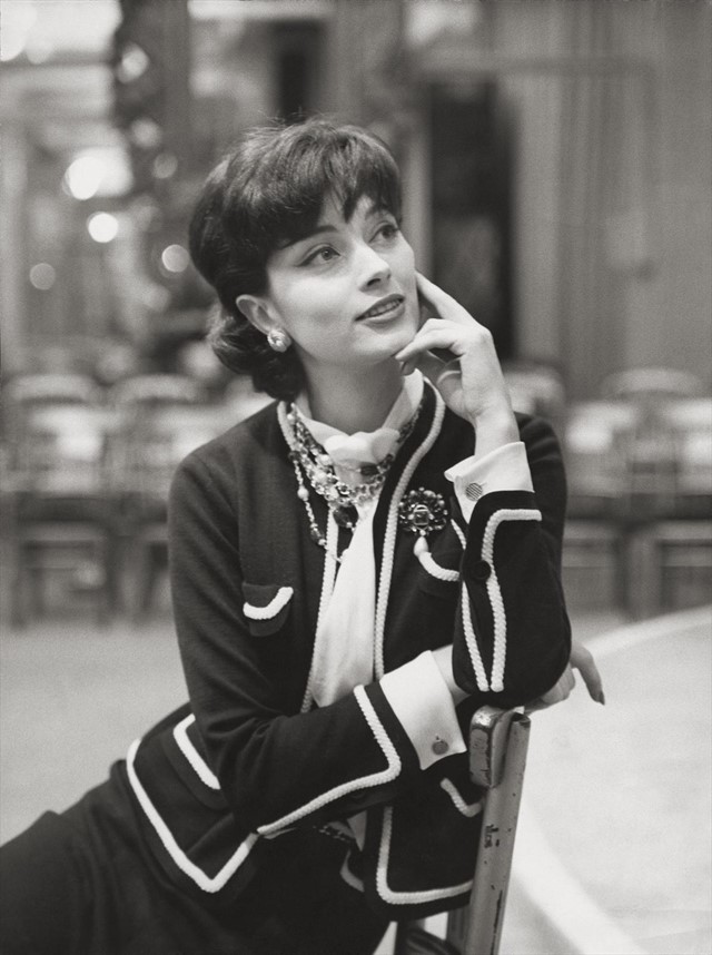 Marie-H&#233;l&#232;ne Arnaud in Chanel, 1959