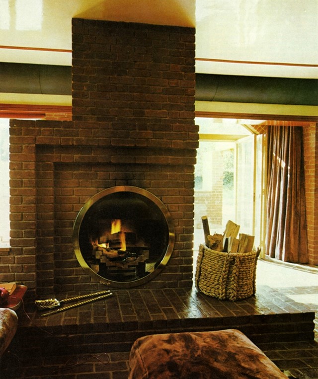 Fireplace by Terence Conran from The House Book, 1976