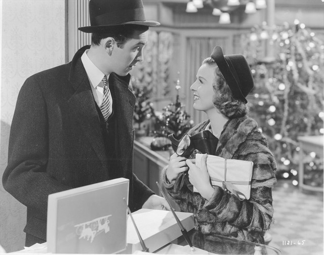 James Stewart and Margaret Sullavan as Alfred Kralik and Kla