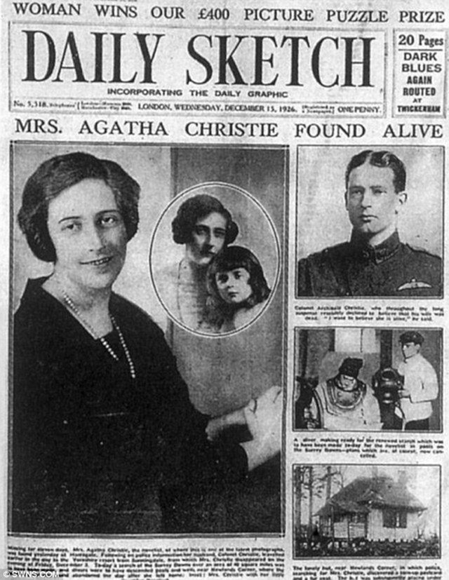 The Daily Sketch front cover, December 15, 1926
