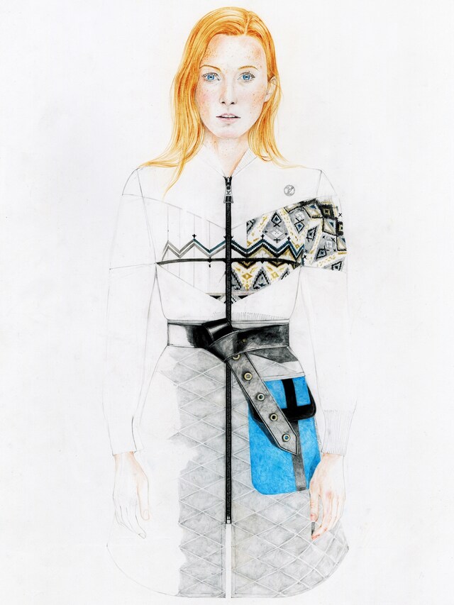 Maggie Rizer for Louis Vuitton A/W14