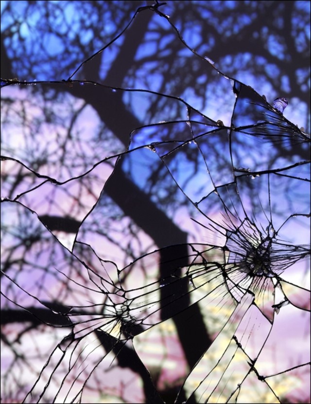 Broken Mirror/Evening Sky (Cibachrome), 2012,