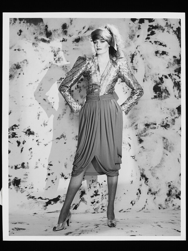 In her Autumn/Winter 1982 collection, Thea Porter contrasted