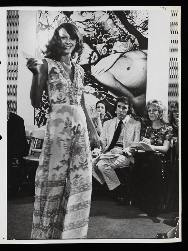 At the press view in July 1971 inside the New York shop a mo