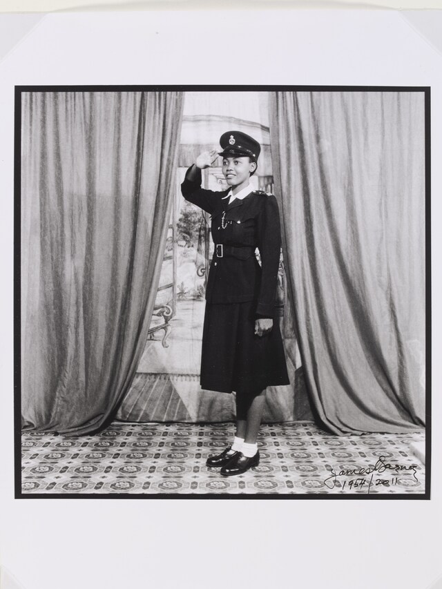 James Barnor, Selina Opong, Policewoman #10, circa 1954