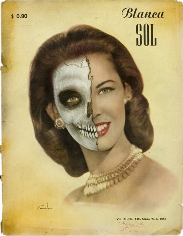 Dr Lakra, Untitled (Retrato de mujer con calaca),&quot; 2007