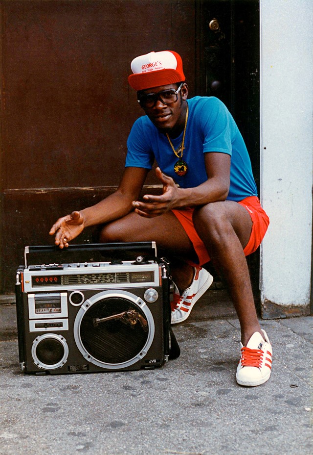 Jamel Shabazz, Radio Man, Flatbush, c 1980