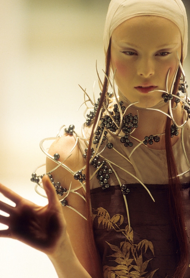 Tahitian pearl neckpiece, Alexander McQueen