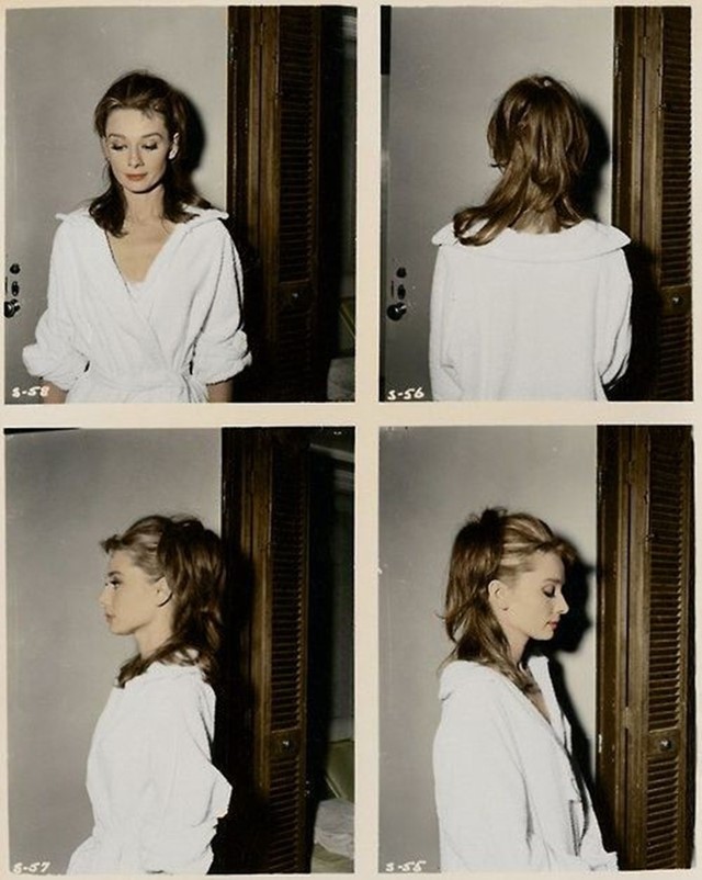 Audrey Hepburn&#39;s Breakfast at Tiffany&#39;s hair test Polaroid
