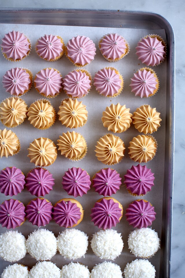 Iced cupcakes