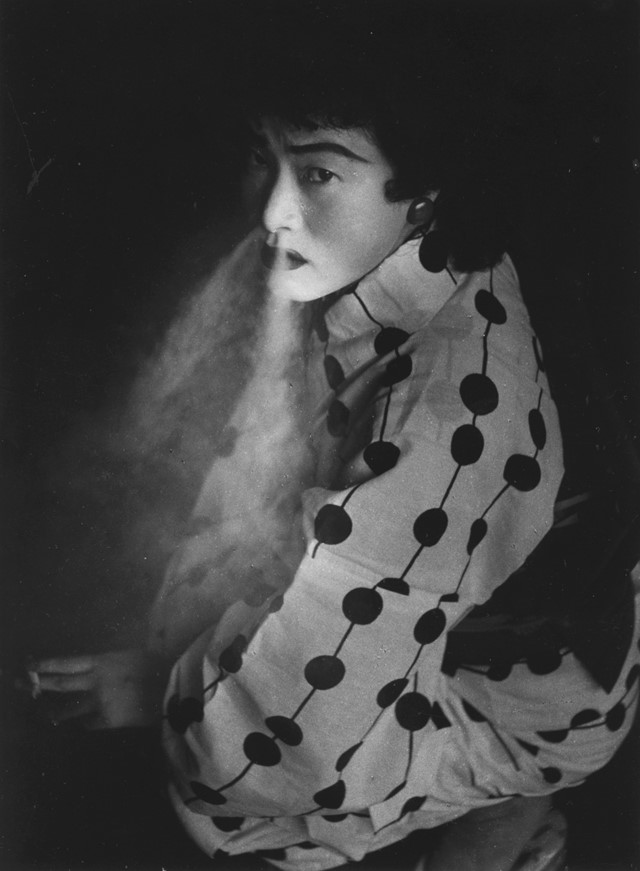 Shomei Tomatsu, Smoking Prostitute, Nagoya, 1958 