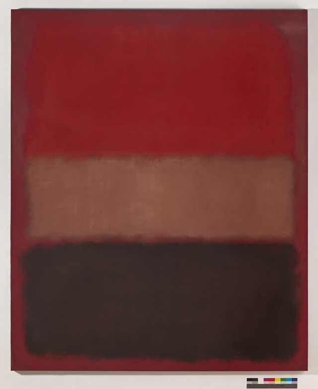 Mark Rothko, No. 46 (Black, Ochre, Red Over Red), 1957