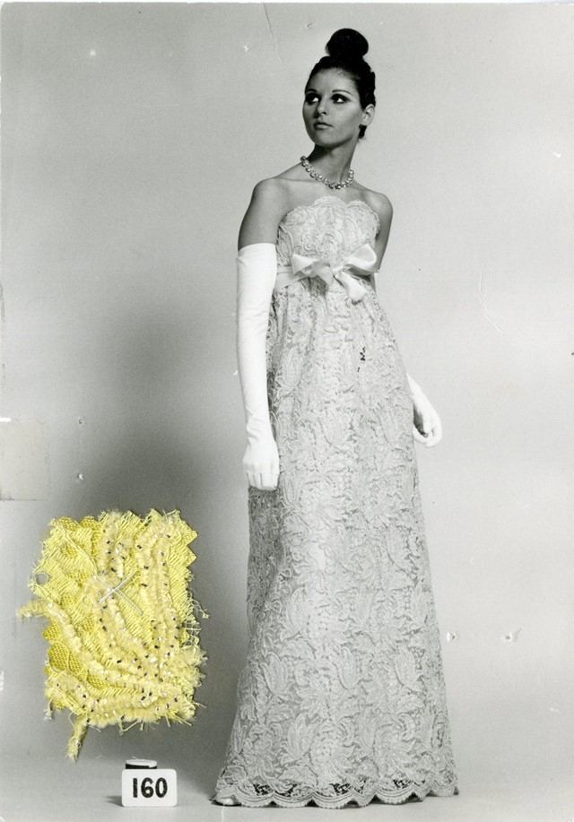 The St. Andrew Knot — Evening dress by Cristóbal Balenciaga, 1963.