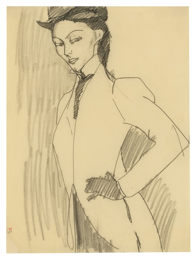 Modigliani, L&#39;Amazone, 1909