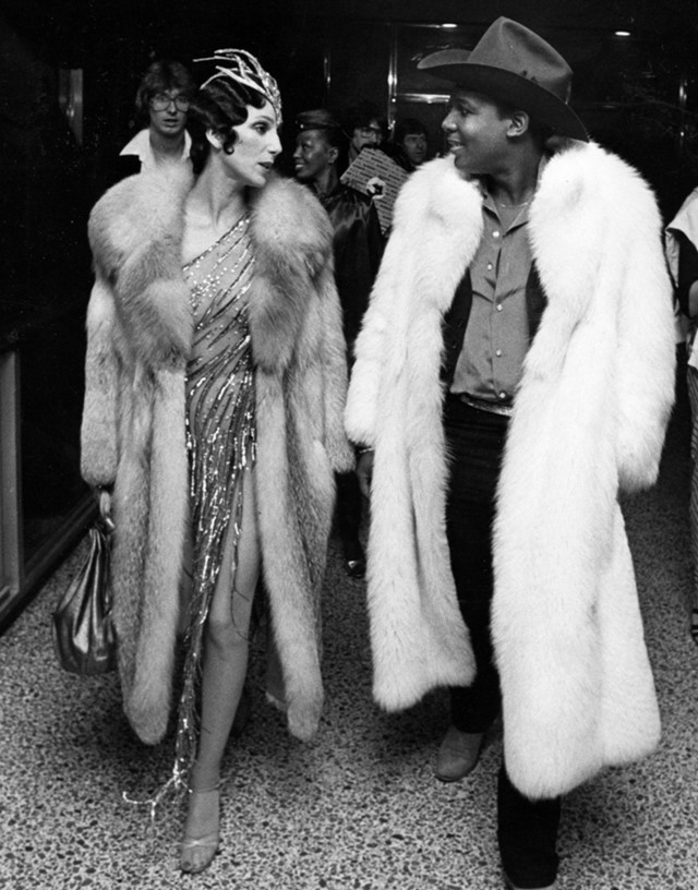 Cher and Sylvester attend the 1978 Disco Convention Banquet 