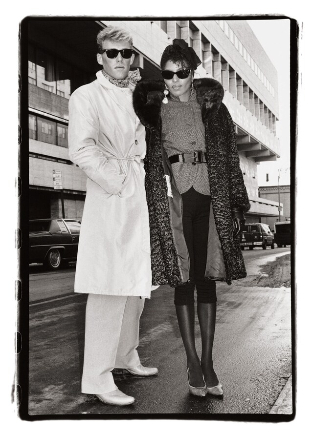 White and Black Couple