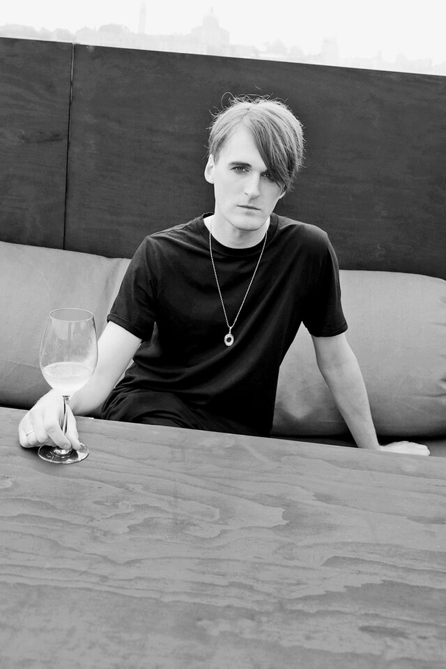 Gareth Pugh aboard the Bargenale