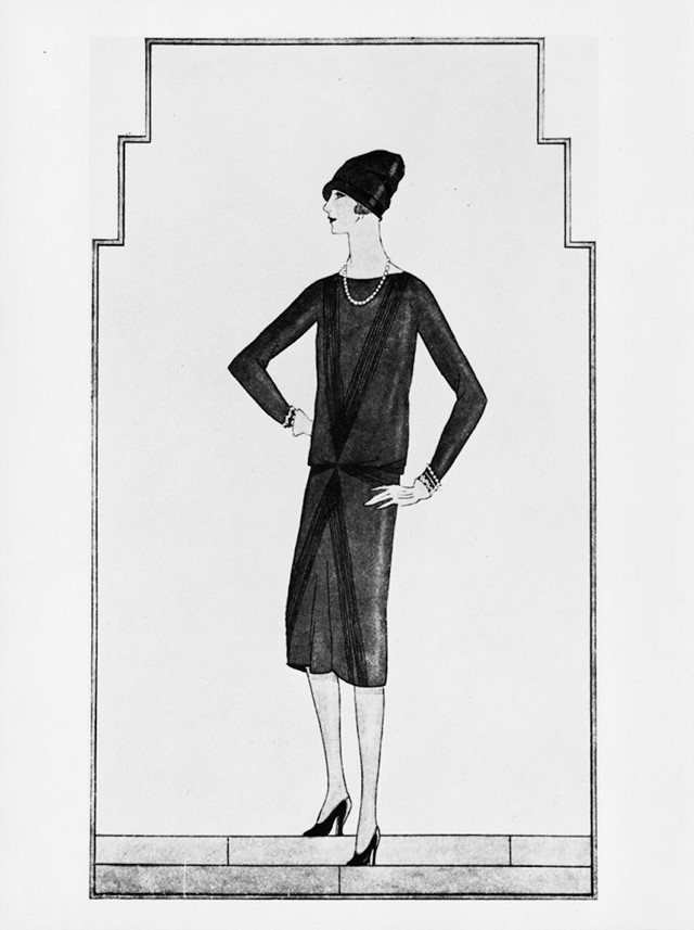 The original Little Black Dress, 1926
