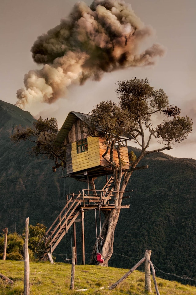 Tungurahua (Throat of Fire) Volcano in Ecuador