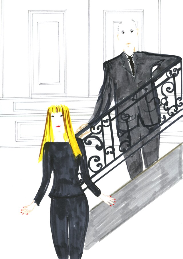 Christian alive in Le Grand Escalier