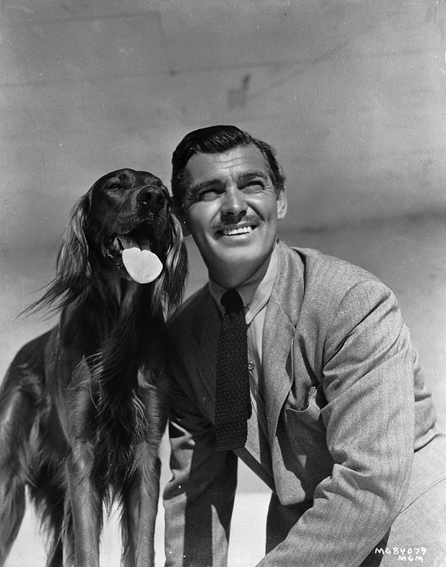 Clark and his dog Photo by Unknown