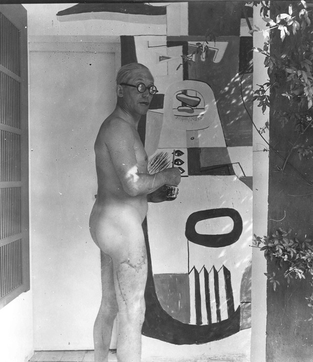 Corbusier-painting-naked