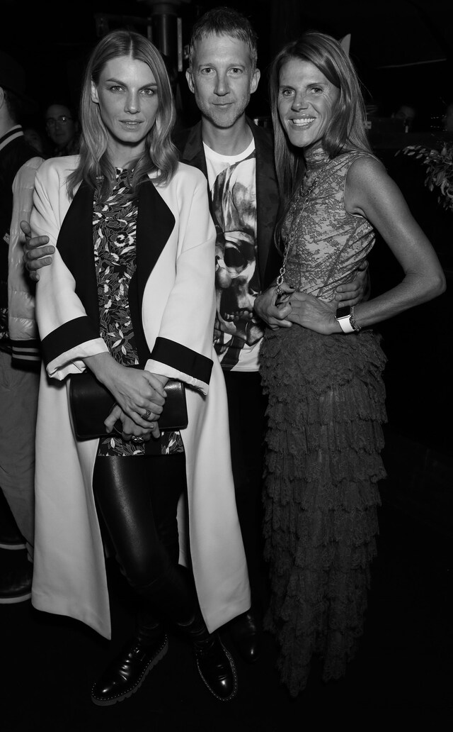 Angela Lindvall, Jefferson Hack and Anna Dello Russo