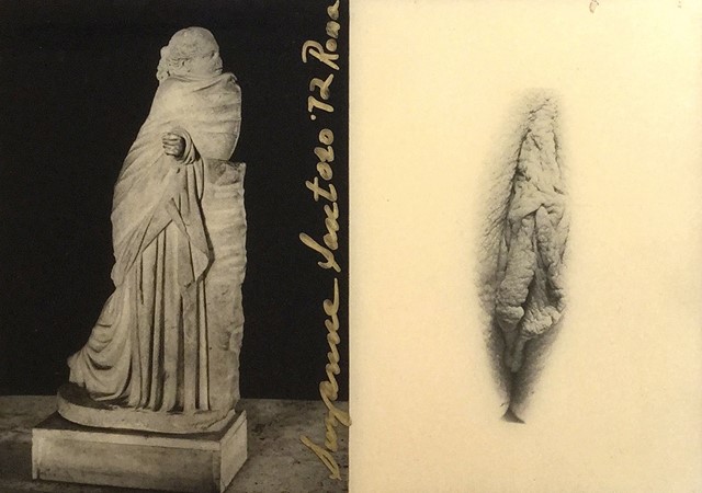 Suzanne Santoro, Roman Statue with Sacra Miniatura, 1972
