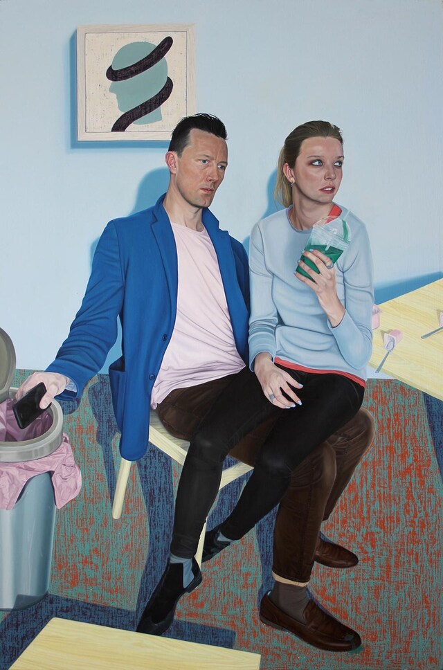 &#39;A-Couple&#39;-31.5-x-47.5-inchese-Oil-on-Linen-2015