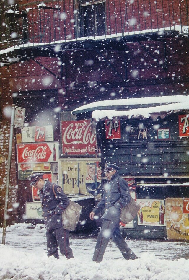 Saul Leiter, Postmen, 1952