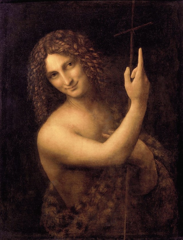 St. John the Baptist (Leonardo, model Salaì)