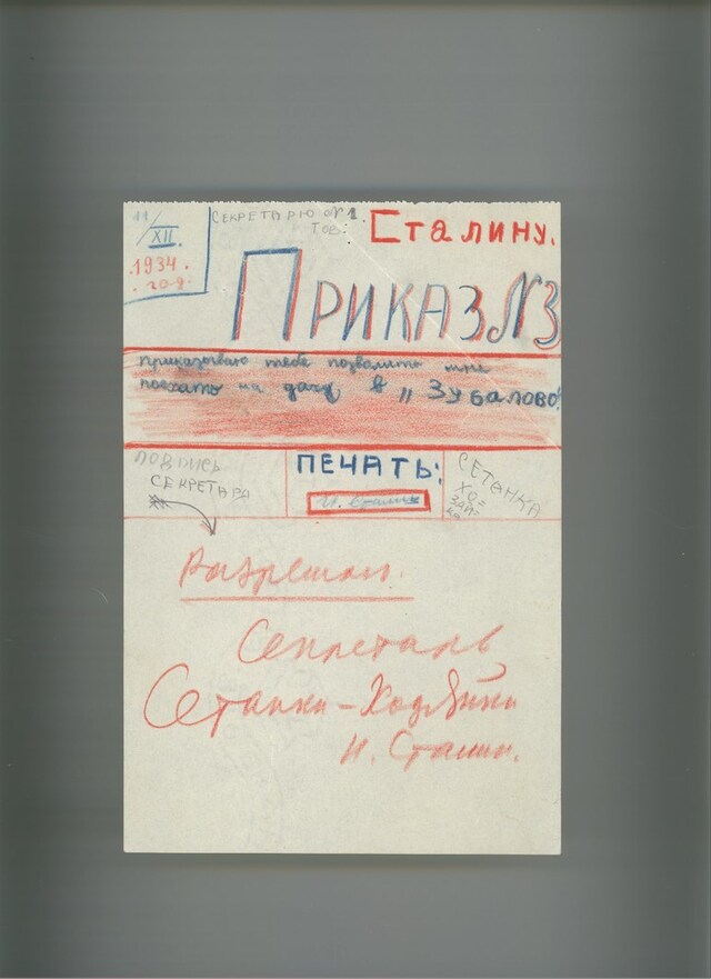 70 - CORRESPONDANCE BETWEEN STALIN AND HIS DAUGHTE