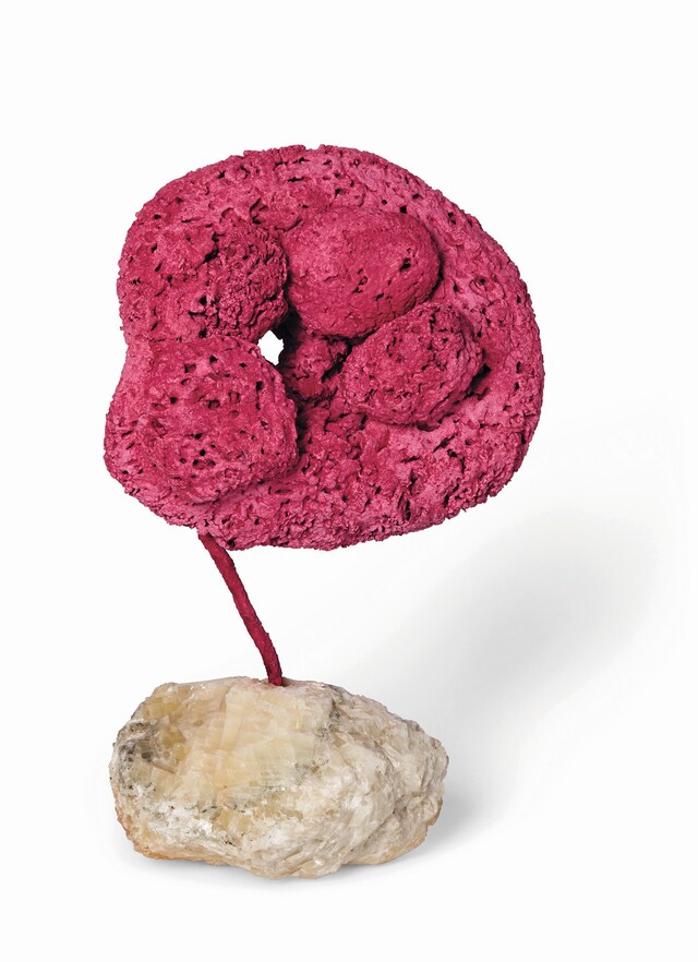 Untitled pink Sponge-Sculpture, (SE 207) 1959