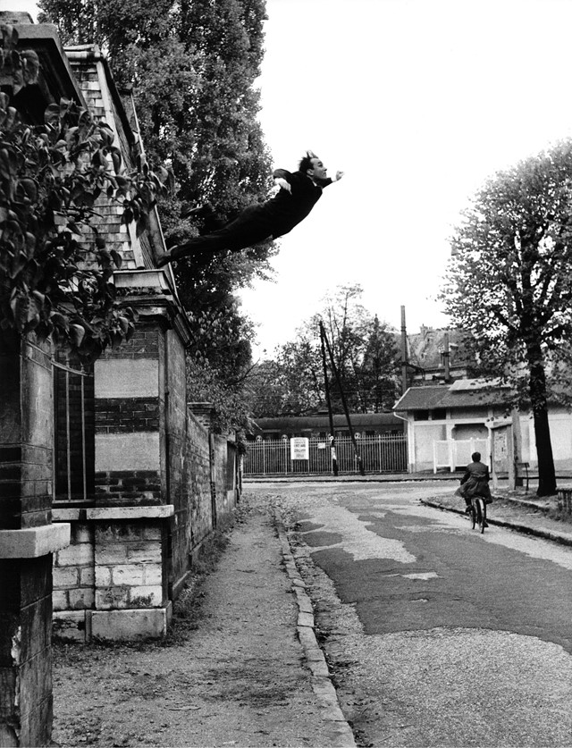 Yves Klein’s “Leap Into the Void,” Fontenay-aux Ro