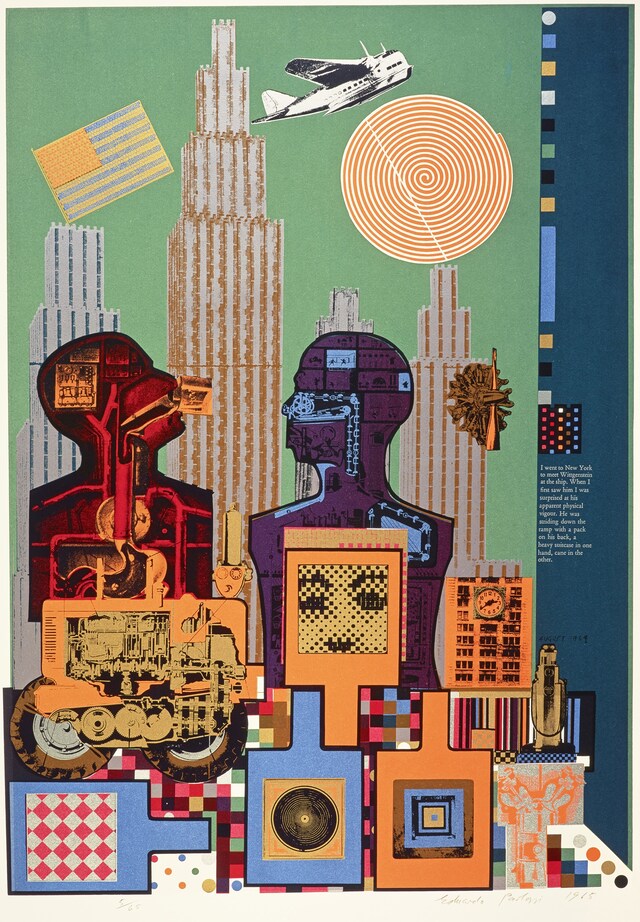 Image 1. Paolozzi, Wittgenstein in New York