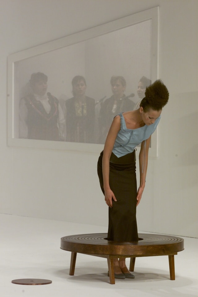 Hussein Chalayan Coffee Table Dress Fall 2000