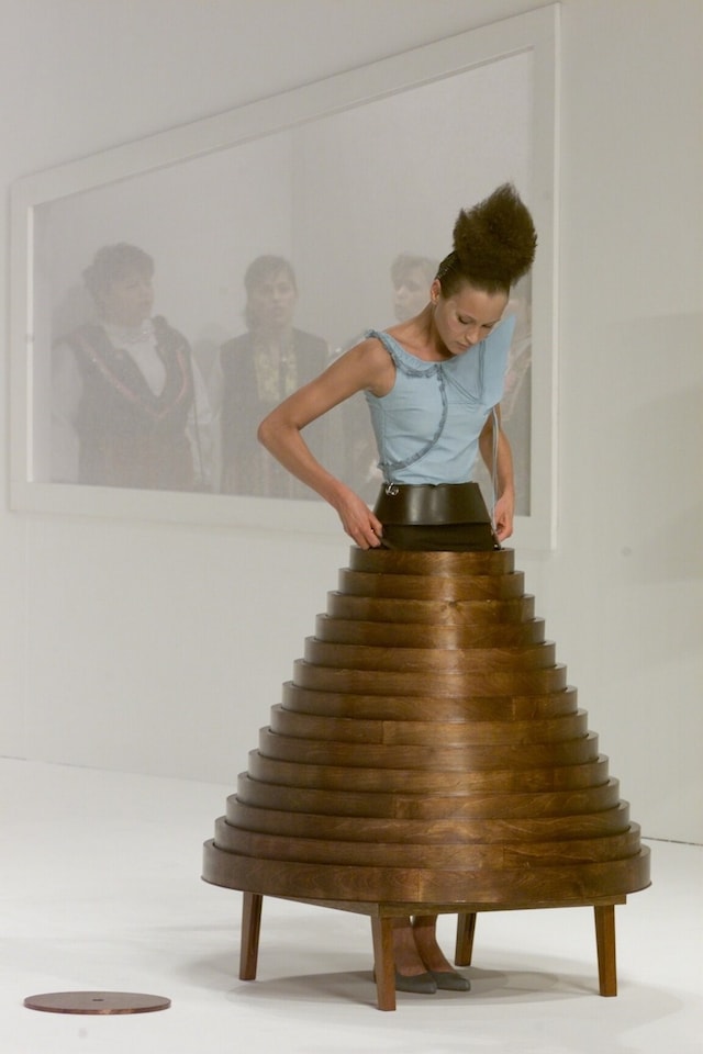 Hussein Chalayan Coffee Table Dress Fall 2000