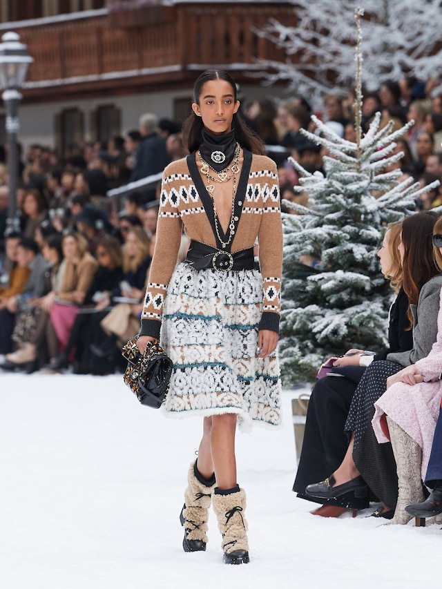 Chanel aw19 ski resort alpine karl lagerfeld