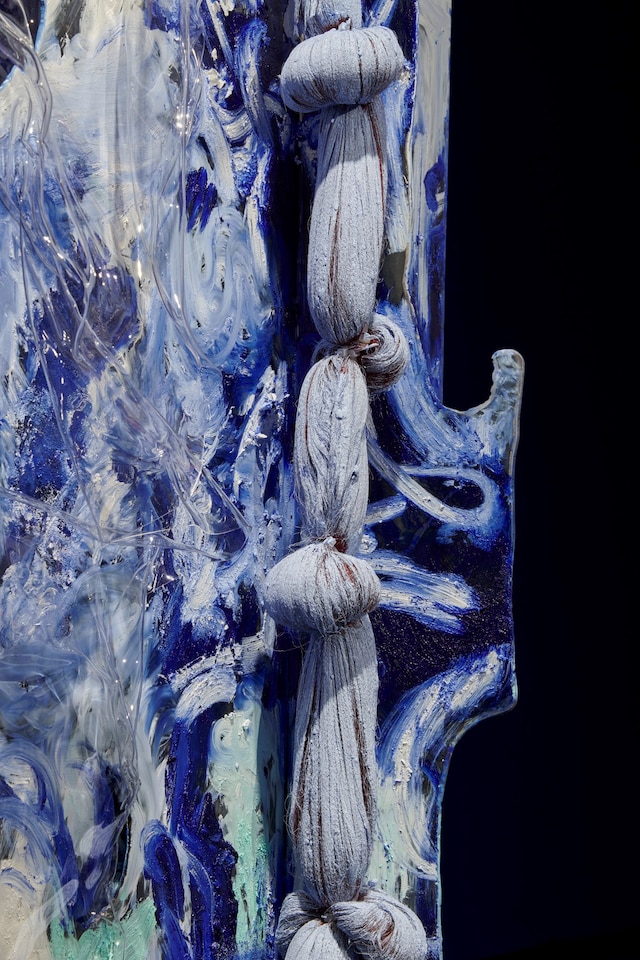 Donna Huanca WET SLIT exhibition Simon Lee London 2020