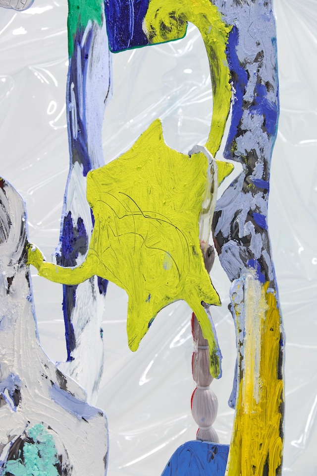 Donna Huanca WET SLIT exhibition Simon Lee London 2020