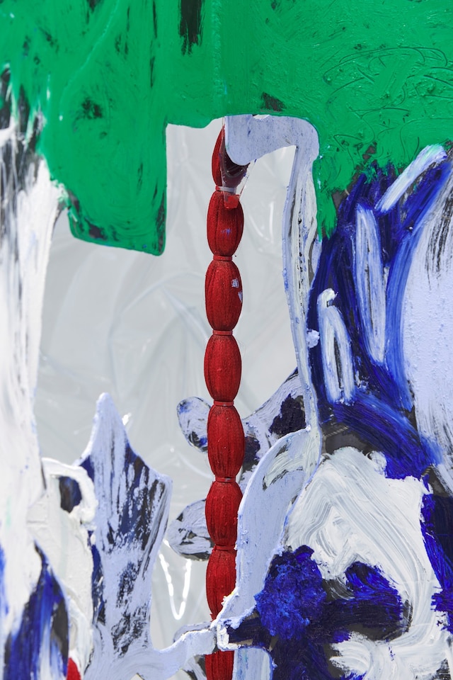 Donna Huanca WET SLIT exhibition Simon Lee London 2020
