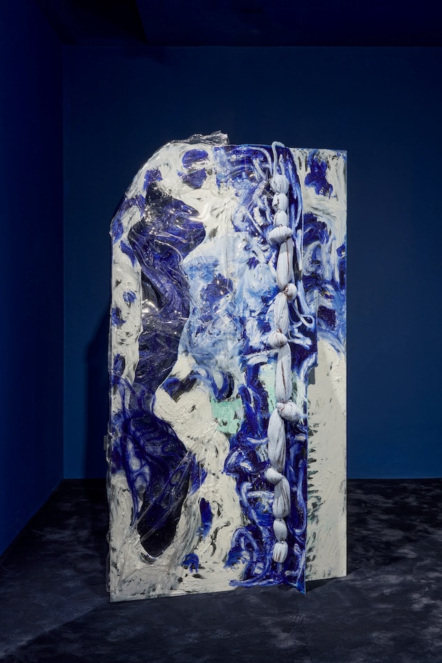 Donna Huanca WET SLIT exhibition Simon Lee London 2020