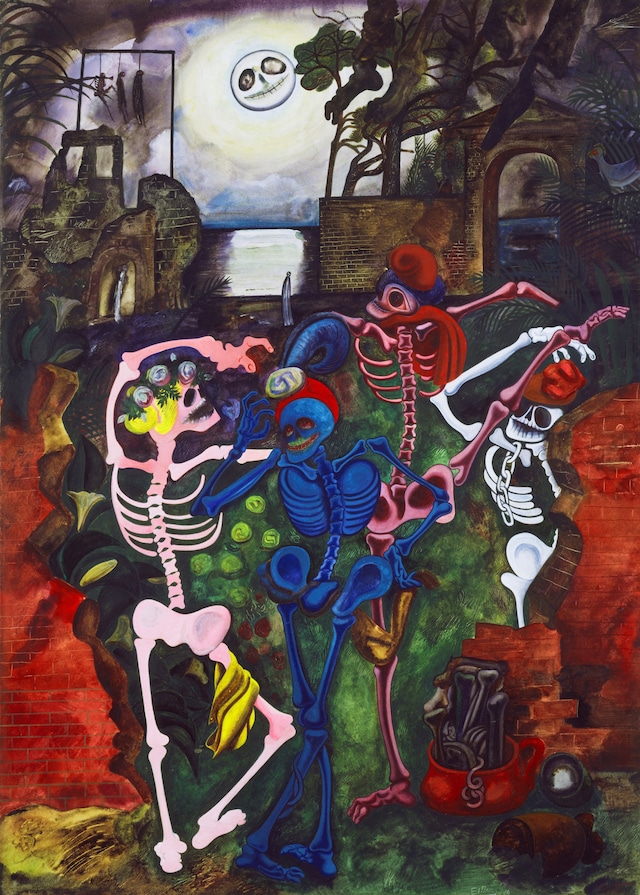 Edward Burra - Dancing Skeletons