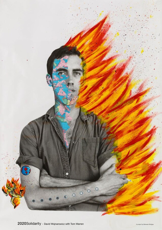 David Wojnarowicz with Tom Warren, Self-Portrait of David Wo