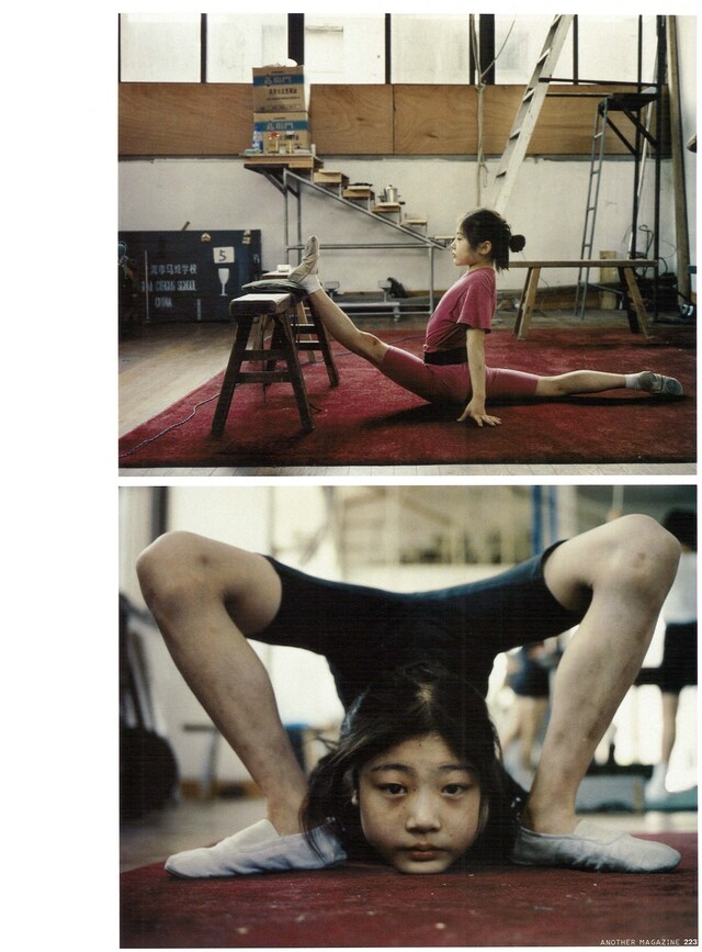 Chinese Acrobatics AnOther Magazine A/W04 Jonathan Frantini